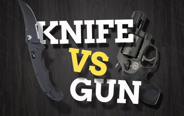 Knife VS. Gun