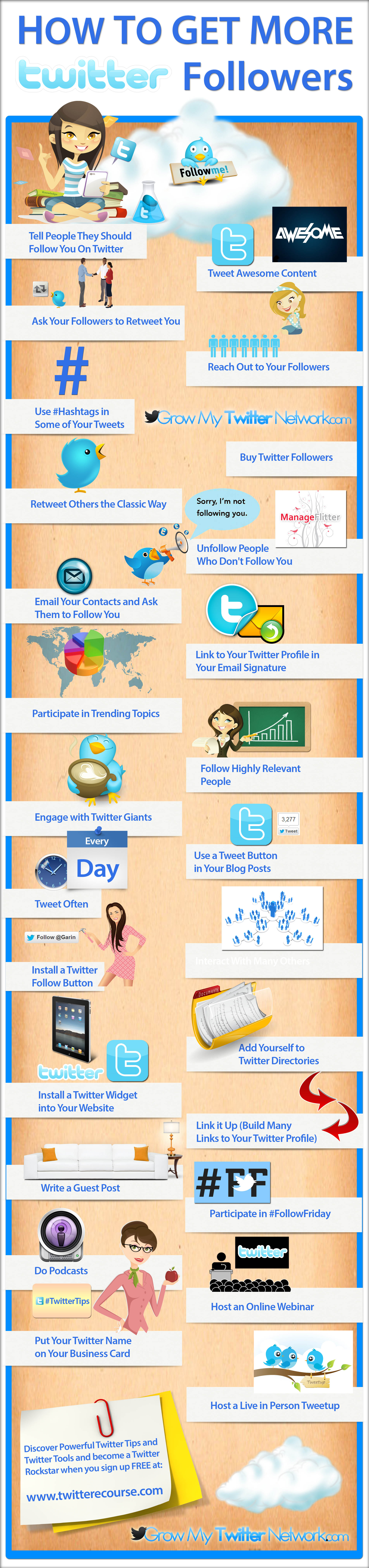 How To Get More Twitter Followers [Infographic]