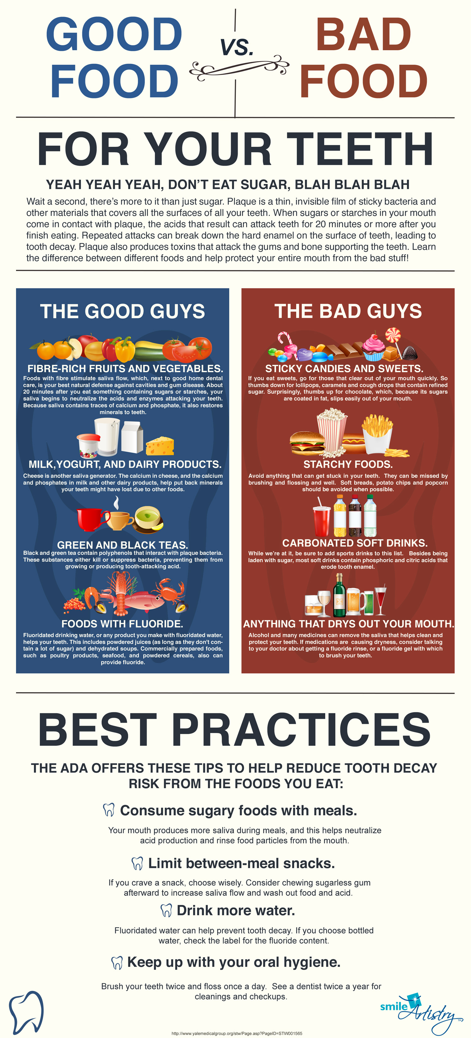 The Best and Worst Foods for Your Teeth [Infographic]