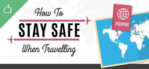 Stay Safe While Traveling Infographic 2133