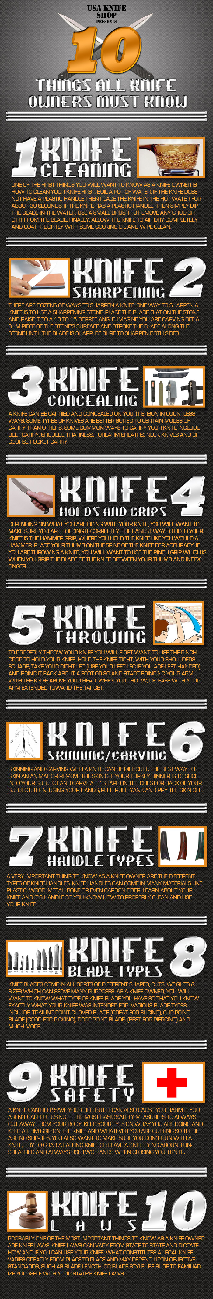 10 Things All Knife Owners Must Know