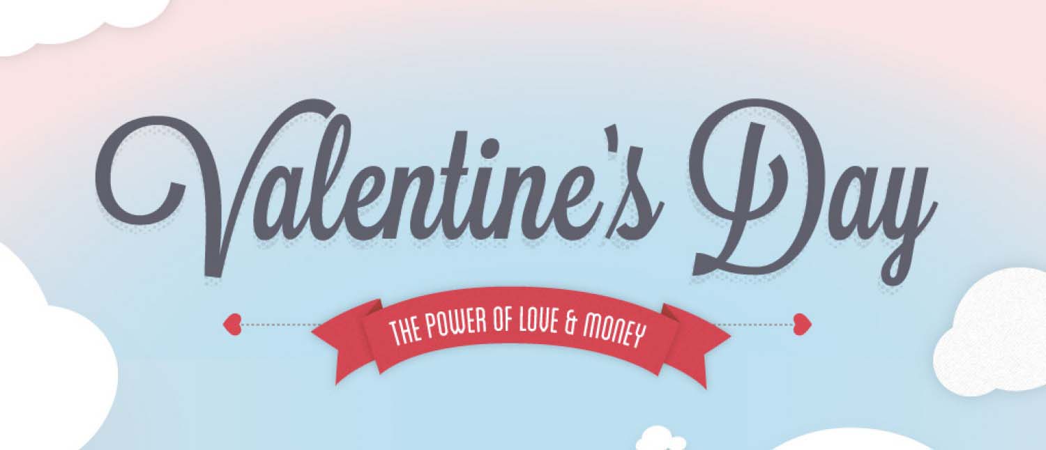 Valentine S Day The Power Of Love And Money Infographic