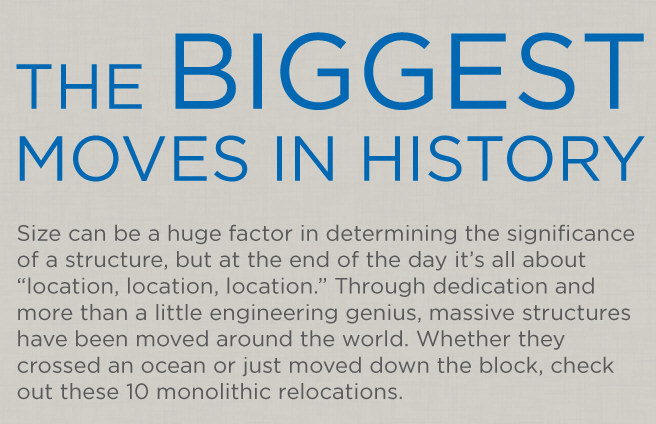 The Biggest Moves in History [Infographic]