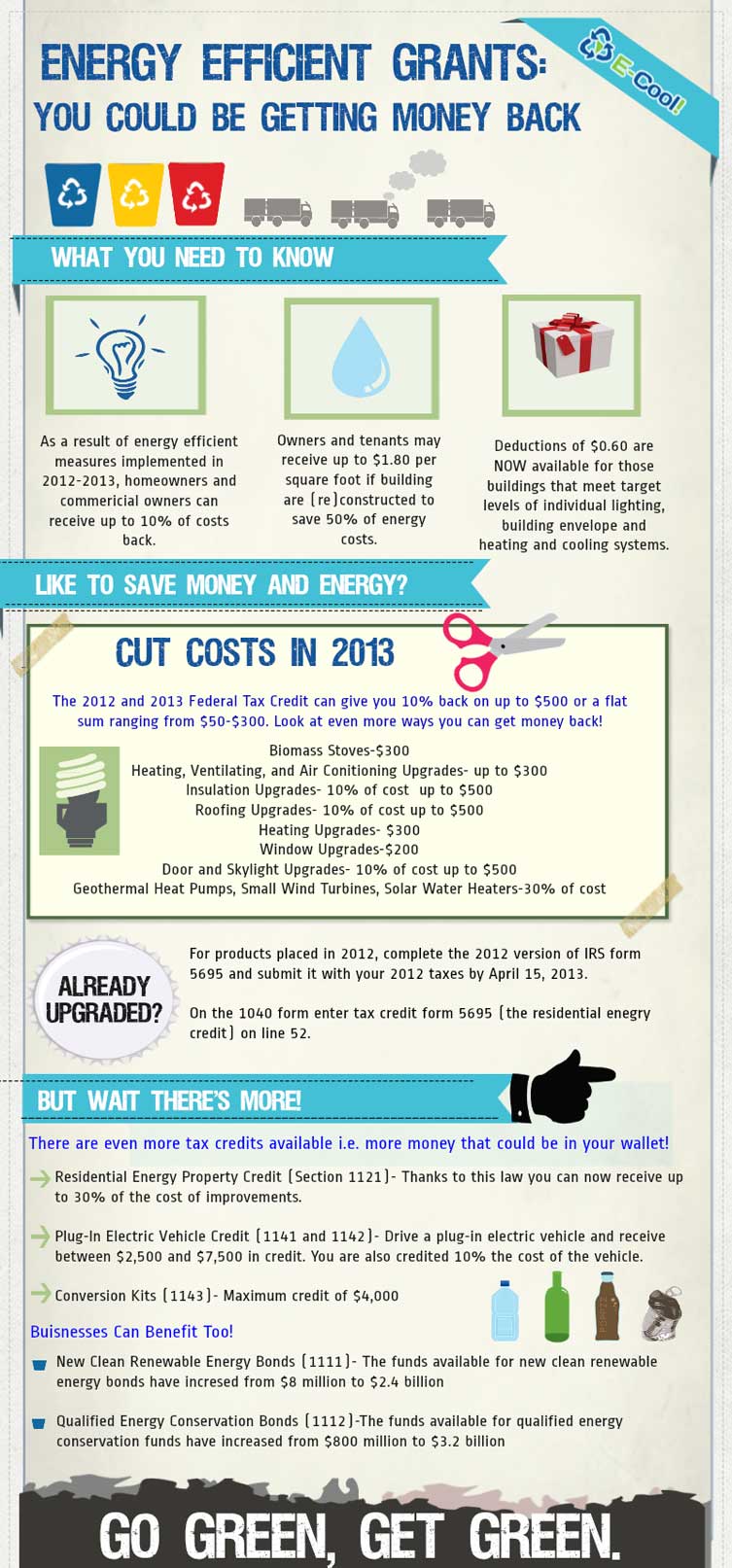 Energy Efficiency Tax Rebates Infographic 