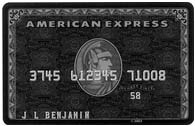 The American Express Centurion “Black Card”