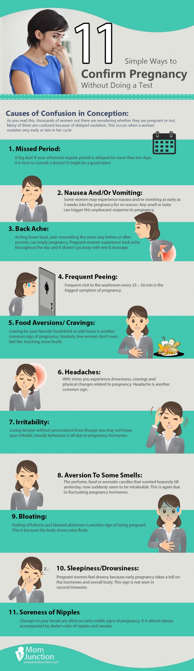 simple-ways-to-confirm-pregnancy-without-a-test-infographic