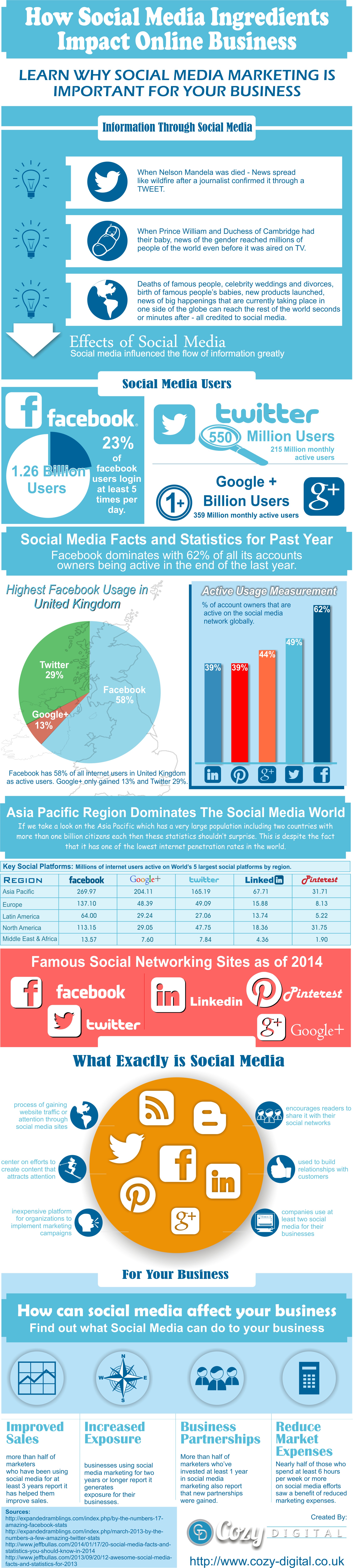 How Social Media Ingredients Impact Online Business