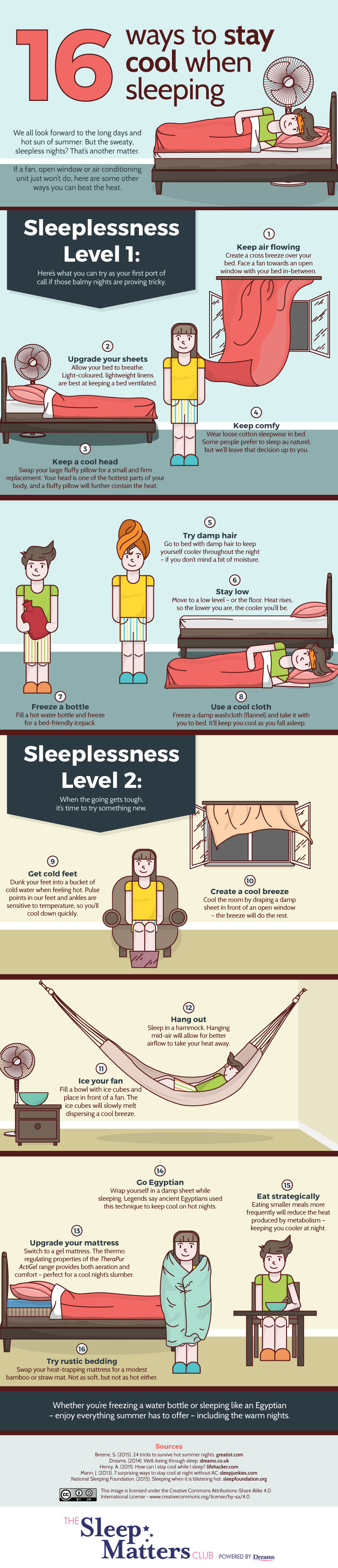 16 Ways To Stay Cool When Sleeping
