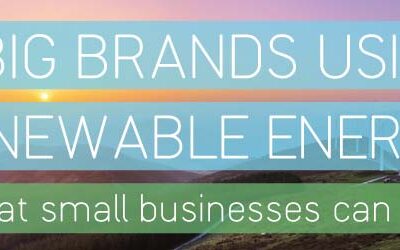 5 Big Brands Using Renewable Energy & What Small Businesses Can Learn