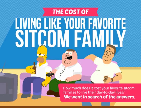 The Cost of Living Like Your Favorite Sitcom Family