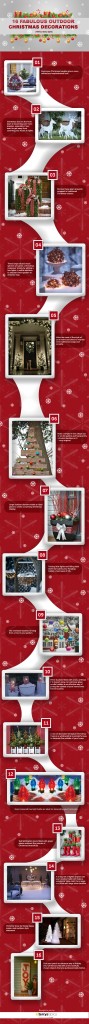 16 Fabulous Outdoor Christmas Decorations [Infographic]