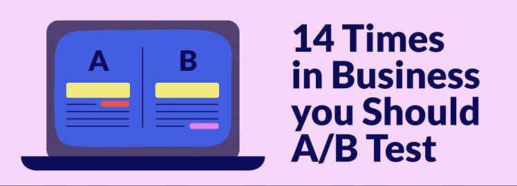 14 Times In Business You Should A/B Test [Infographic]