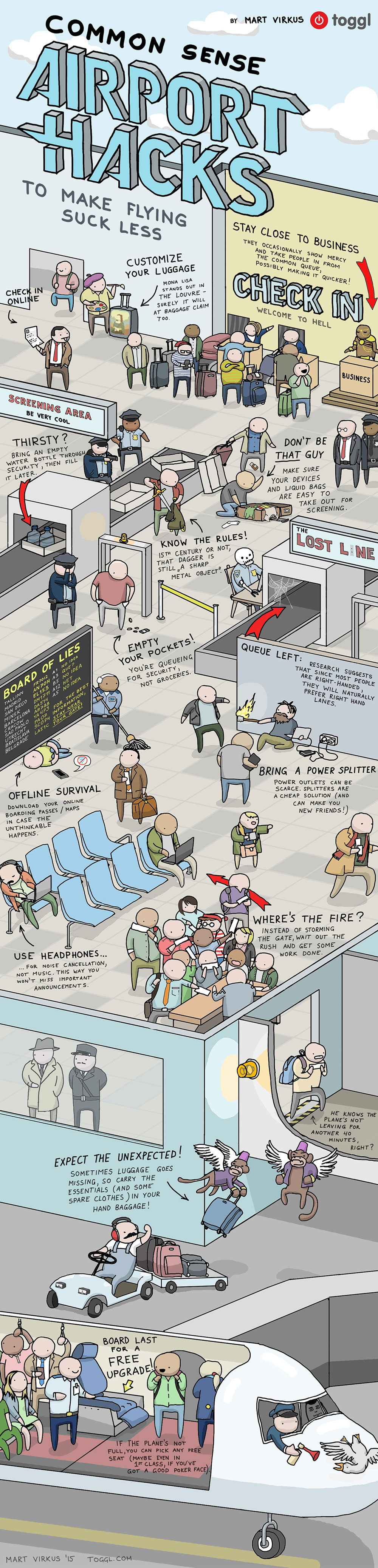 Awesome Airport Hacks to Make Flying Suck Less