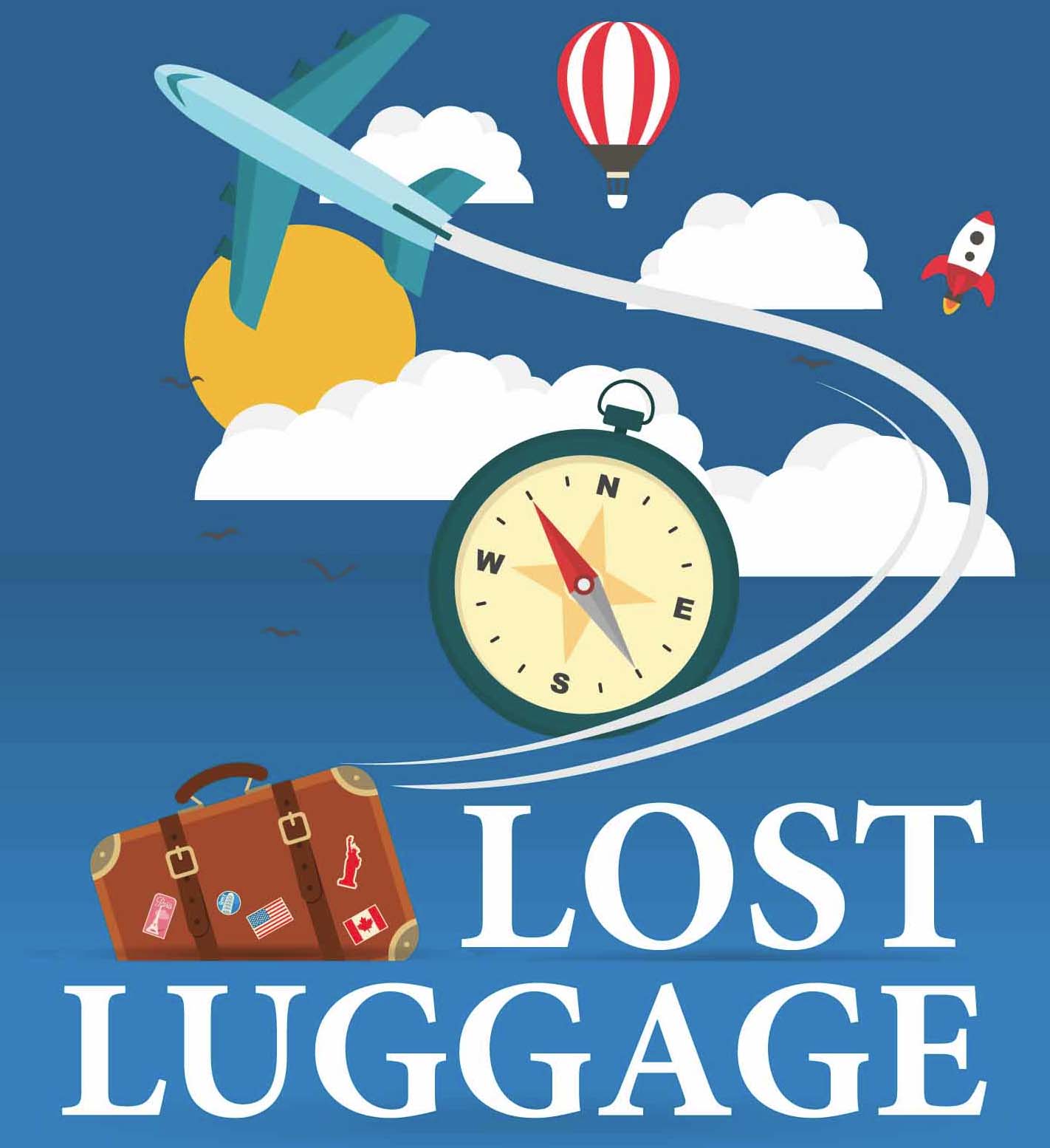 sky express lost baggage