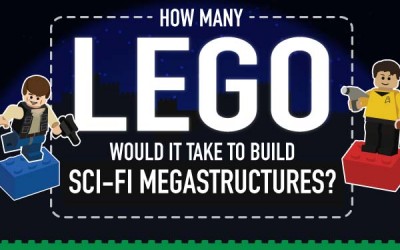 How Many LEGO Would It Take to Build Sci-Fi Megastructures