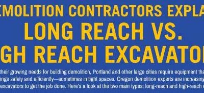 How Demolition Contractors Use Long / High Reach Excavators