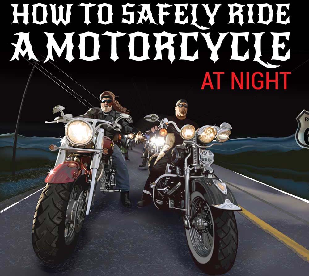 How to Safely Ride a Motorcycle at Night [Infographic]