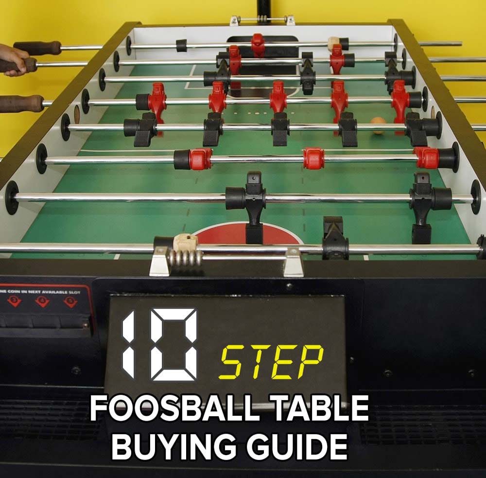 10 Point Foosball Table Buying Guide [Infographic]