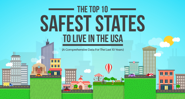 Ranking of the Worse And Safest States To Live In The US [Infographic]