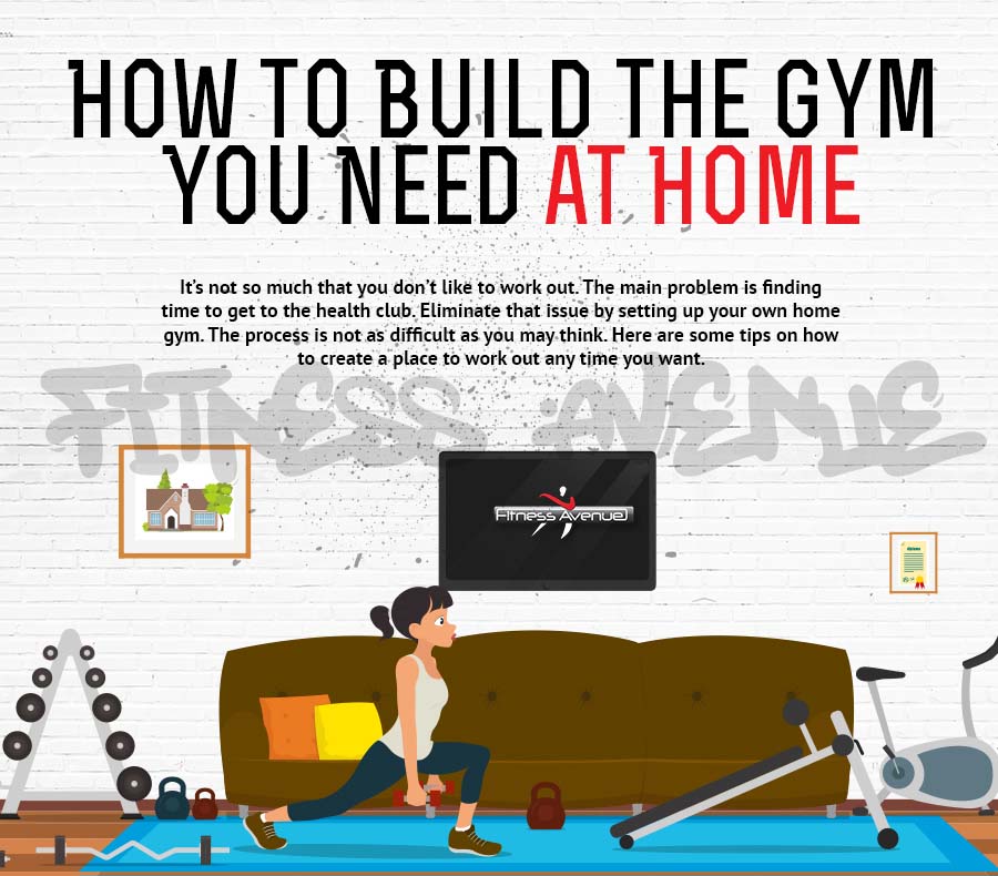 How To Build The Gym You Need At Home [Infographic]