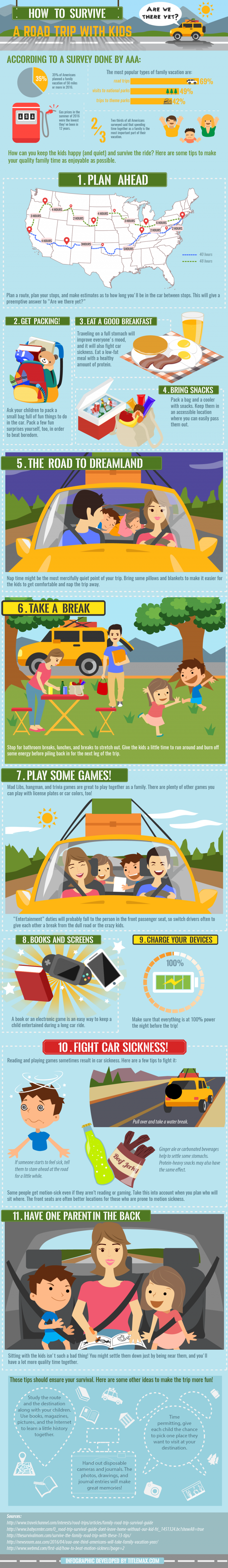 Keeping Kids Comfortable and Safe on Long Road Trips - Featured Image