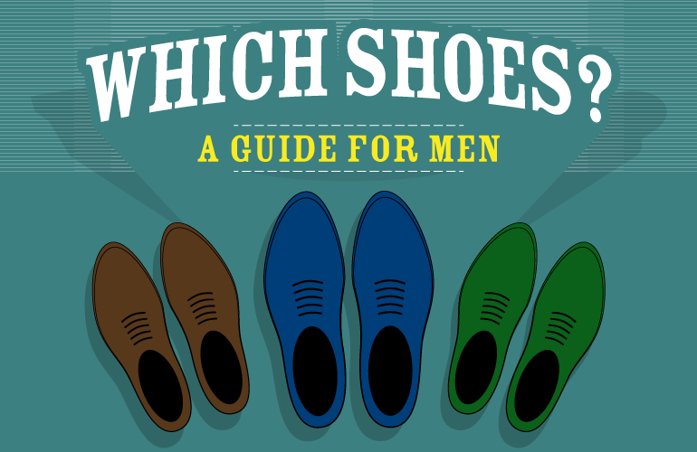 Which Shoes? A Guide For Men [Infographic]