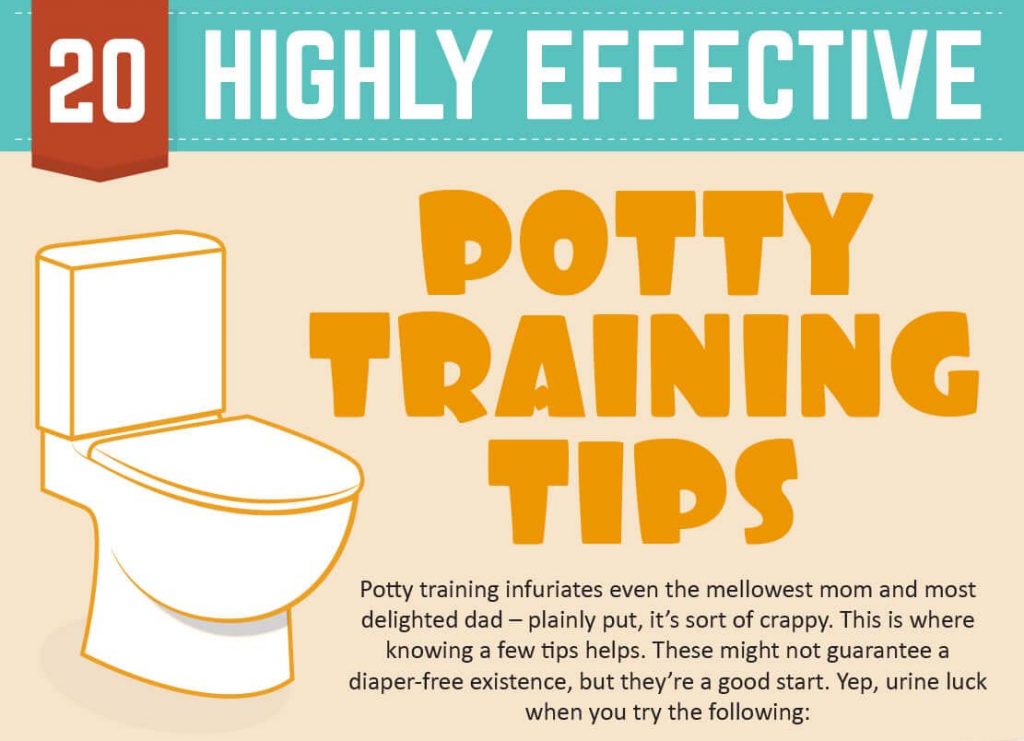 20 Highly Effective Potty Training Tips Infographic   Potty Training 1024x741 