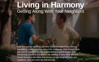 Living in Harmony Getting Along with Your Neighbors