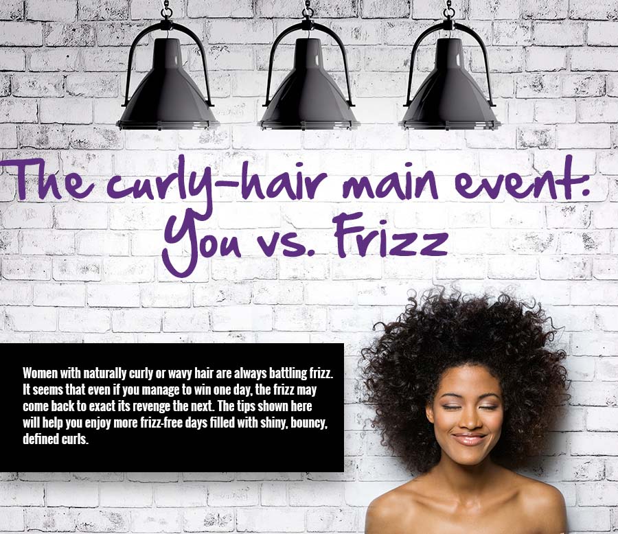 The Curly Hair Main Event You vs. Frizz [Infographic]
