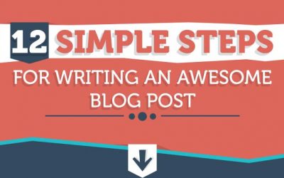 12 Simple Steps for Writing an Awesome Blog Post