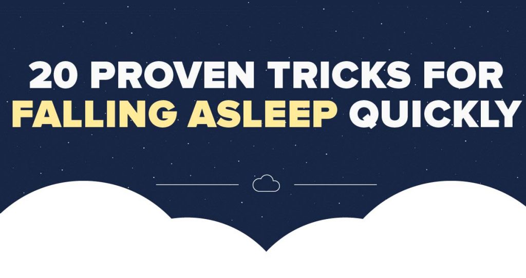 20 Tricks To Fall Asleep Fast Infographic 