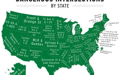 The Most Dangerous Intersection in Each State