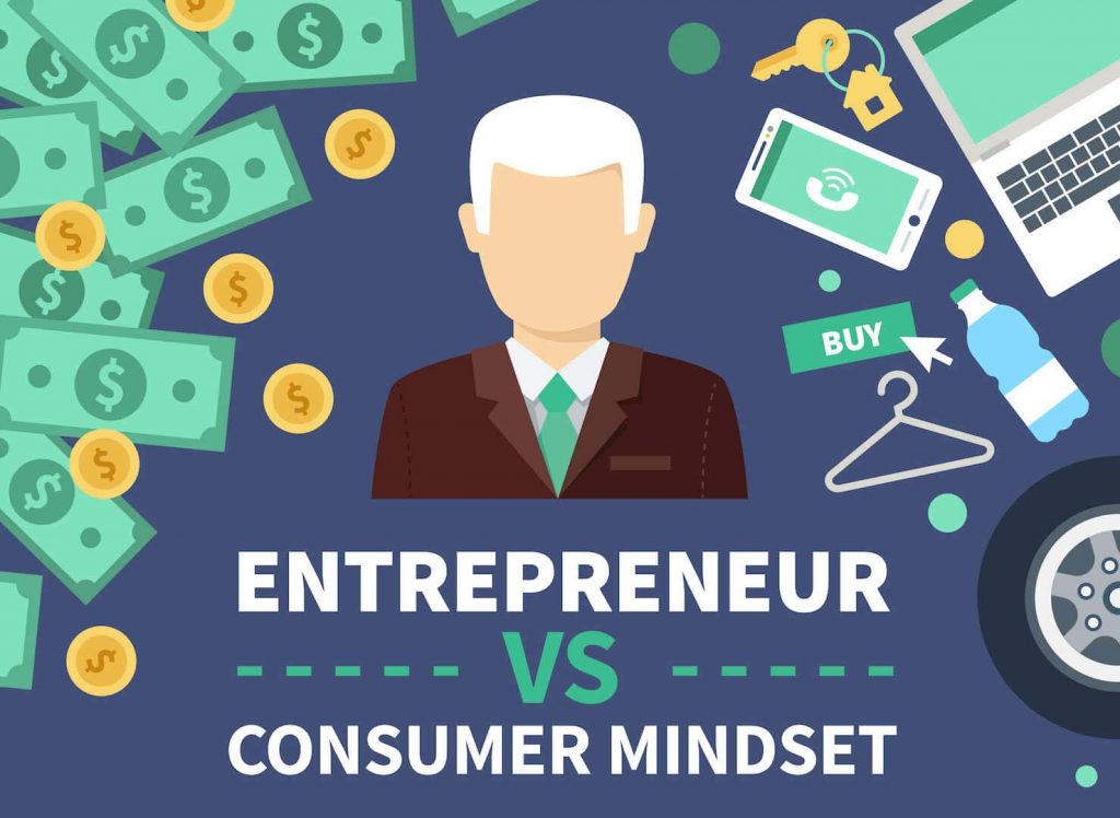 Entrepreneur VS Consumer Mindset [Infographic]