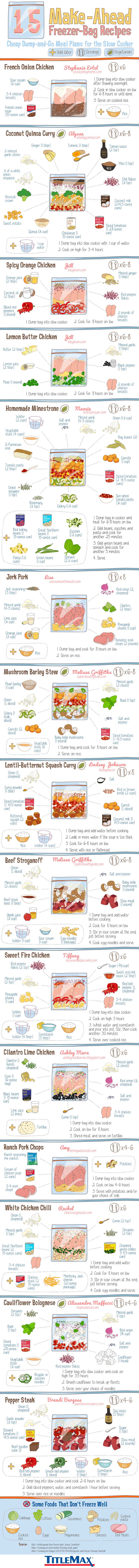 15 Make-Ahead Freezer-Bag Meals