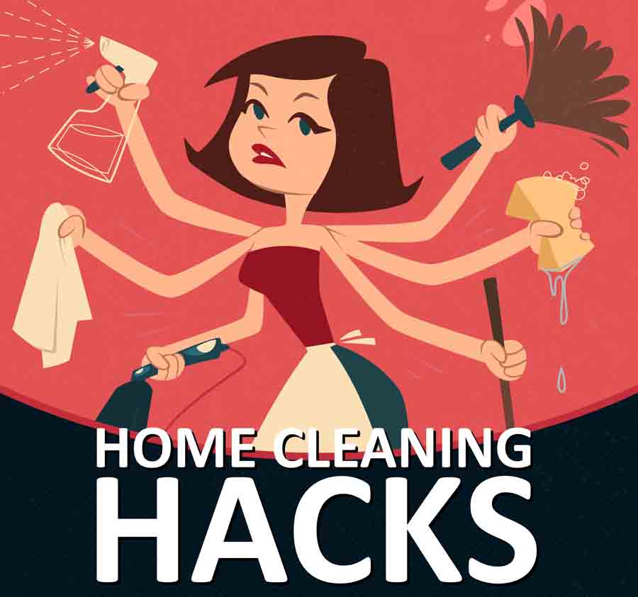 Home Cleaning Hacks [infographic]