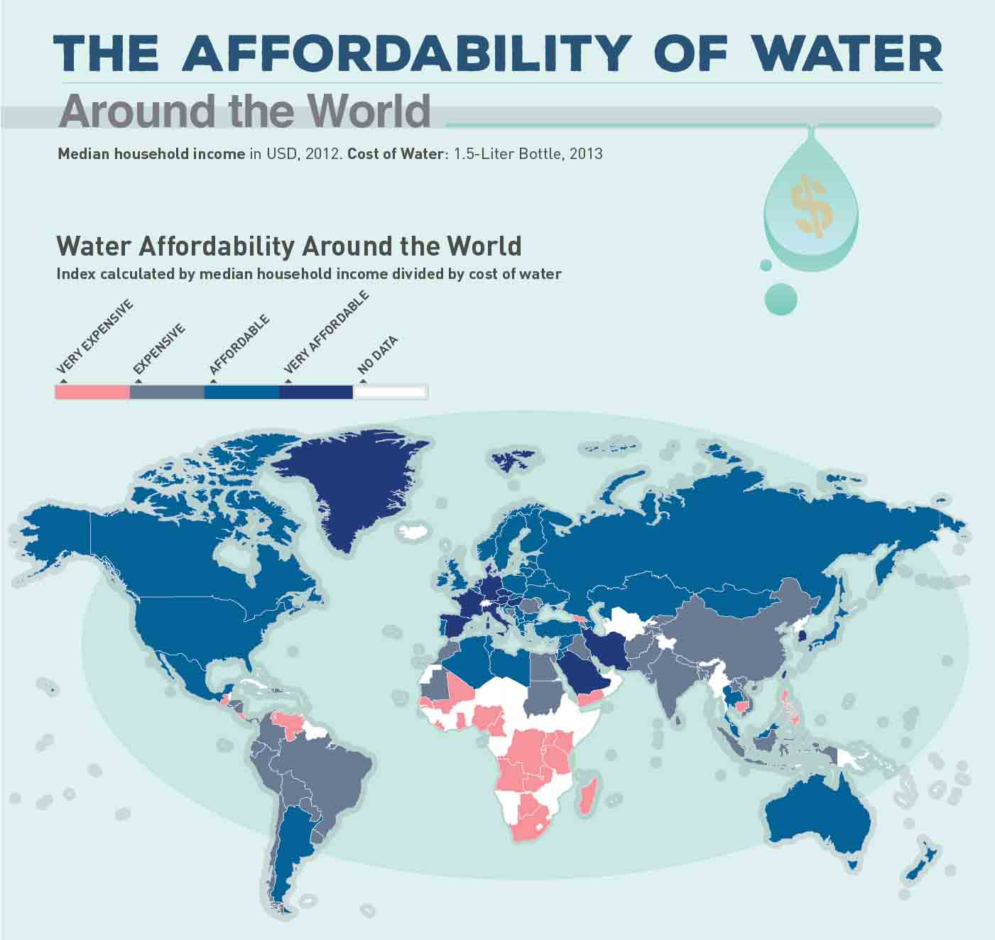 The Affordability of Water Around the World [Infographic]