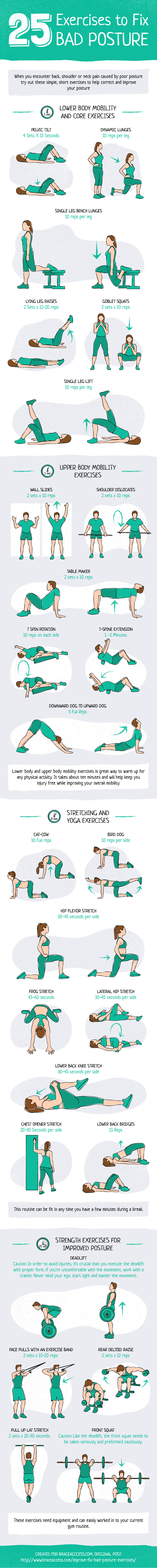 25 Exercises to Help Improve Posture