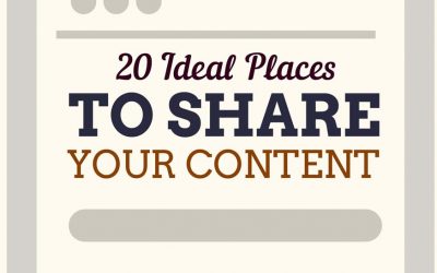 20 Ideal Places To Share Your Content