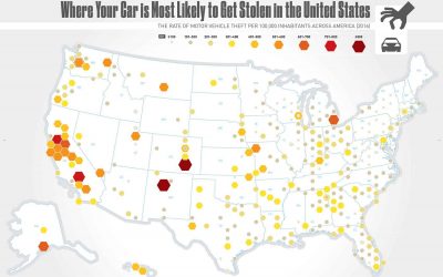 Where Your Car is Most Likely to Get Stolen in the U.S.