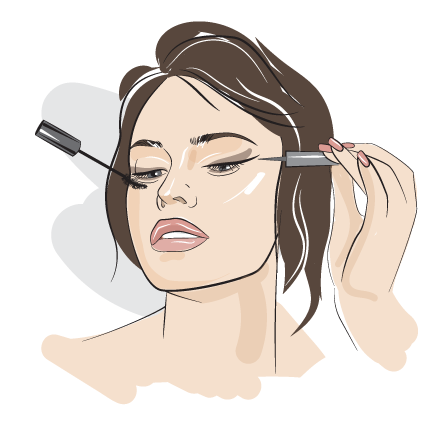 How To Apply False Eyelashes