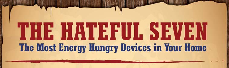 The Hateful Seven – The Most Energy Hungry Devices in Your Home