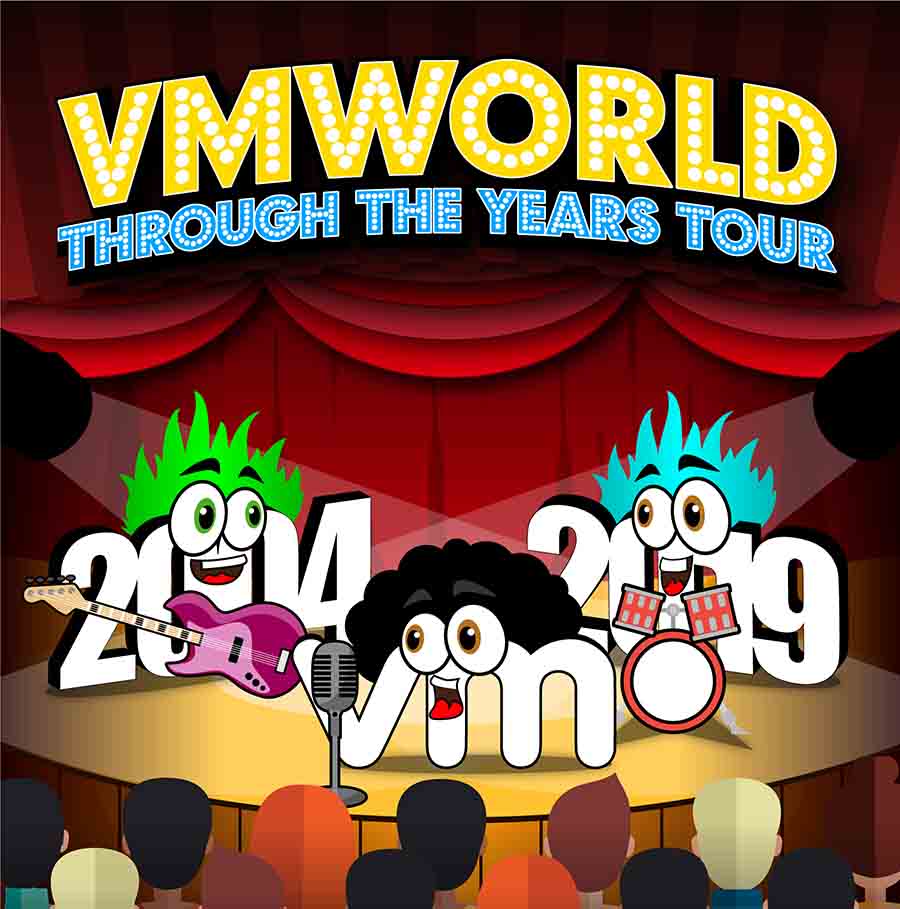 VMworld Through the Years Tour 2004-2019