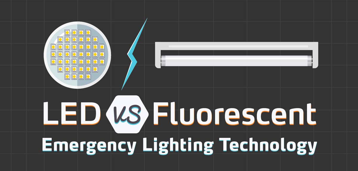 LED Vs Fluorescent Emergency Lighting Technology