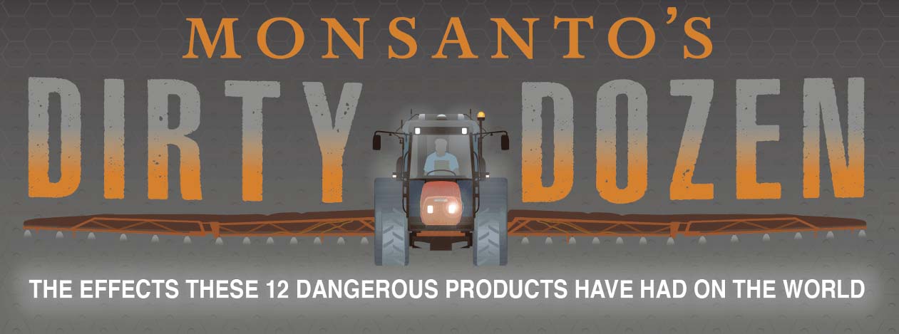 Monsanto’s Dirty Dozen: The Effects These 12 Dangerous Products Have Had on the World