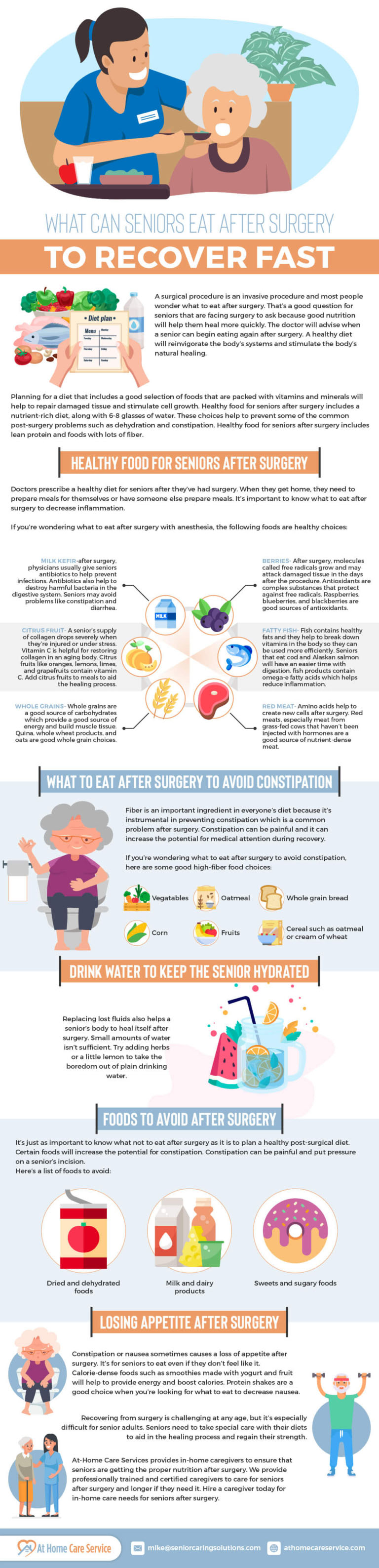 What Can Seniors Eat After Surgery to Recover Fast