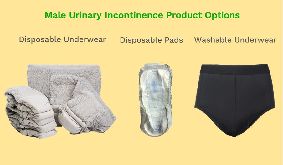 Male Urinary Incontinence Products What Are Your Options? [Infographic]
