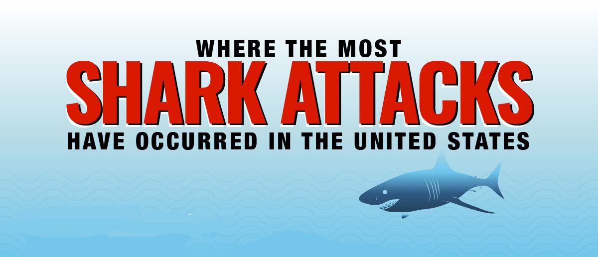 Where Most Shark Attacks Have Occurred in the United States [Infographic]