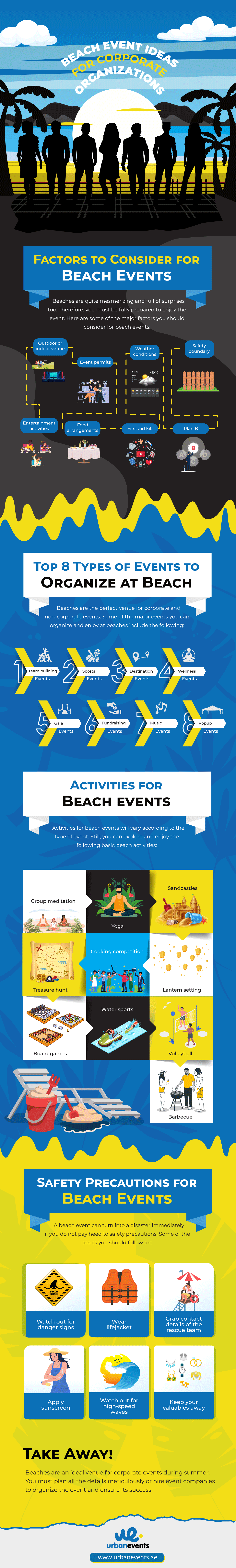 Beach Event Ideas for Corporate Organizations