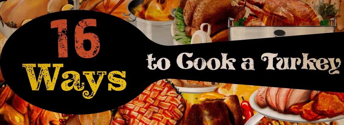 16 Ways To Cook A Turkey (Infographic)