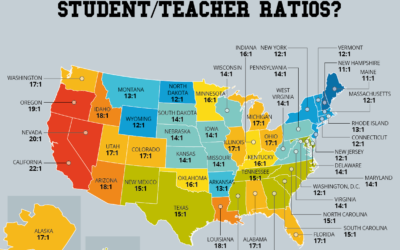 Which States Have the Highest and Lowest Student/Teacher Ratios?